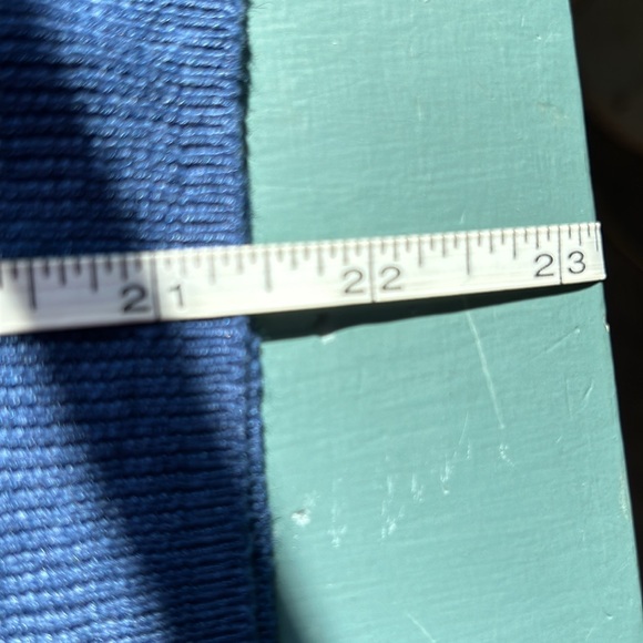 Extra Small Blue V Neck Sweater - Picture 10 of 10
